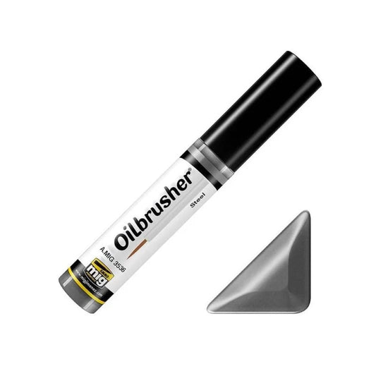 Ammo by MIG Oilbrusher - A.MIG-3536 Steel - Product Image