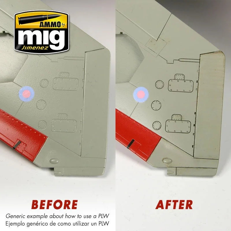 Ammo by MIG - Panel Line Wash 1600 Light Grey - Product Image