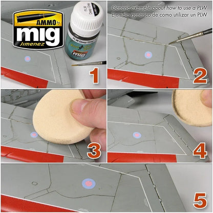 Ammo by MIG - Panel Line Wash 1617 Blue Black - Product Image