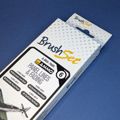 Ammo by MIG - Panel Lines & Fading Brush Set - Product Image