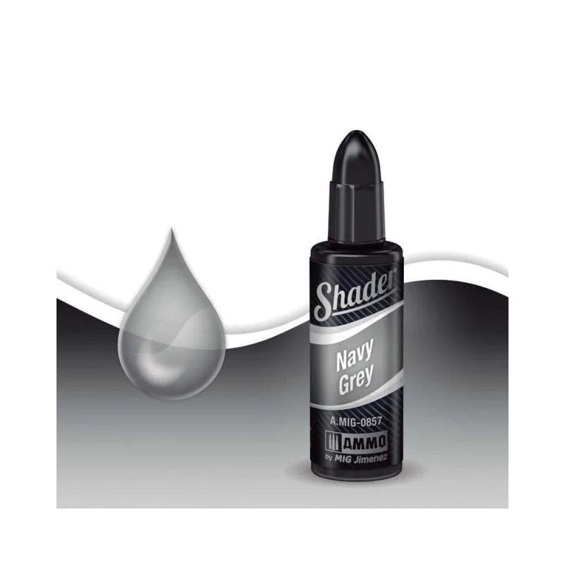 Ammo by MIG Shader - A.MIG-0857 Navy Grey Shader 10ml - Product Image