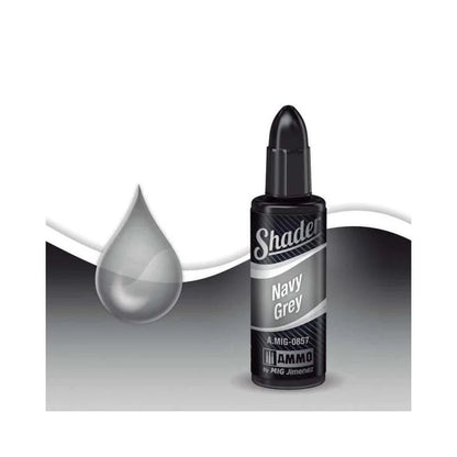 Ammo by MIG Shader - A.MIG-0857 Navy Grey Shader 10ml - Product Image