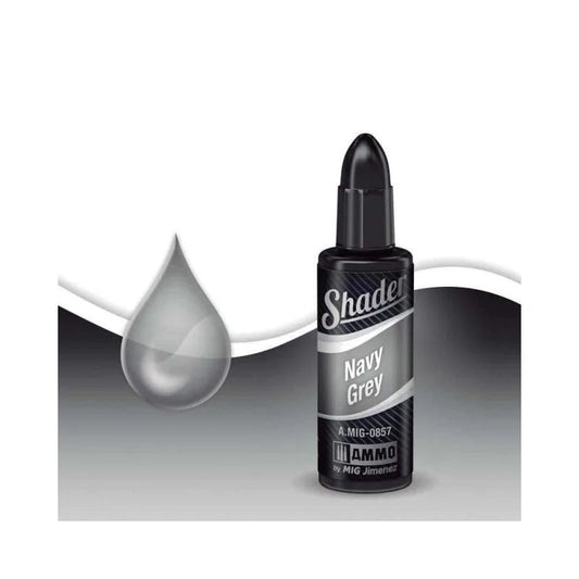 Ammo by MIG Shader - A.MIG-0857 Navy Grey Shader 10ml - Product Image