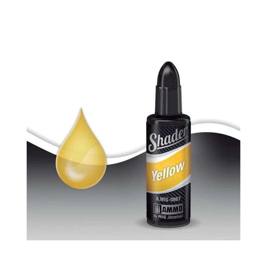 Ammo by MIG Shader - A.MIG-0867 Yellow Shader 10ml - Product Image