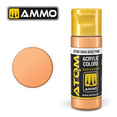 Ammo by MIG ATOM Paint - ATOM-20044 Beige Pink