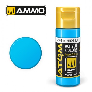 Ammo by MIG ATOM Paint - ATOM-20112 Bright Blue