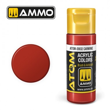 Ammo by MIG ATOM Paint - ATOM-20032 Carmine