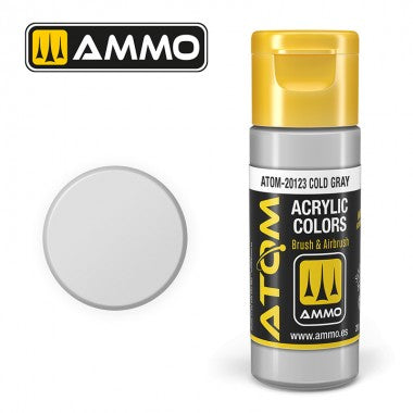 Ammo by MIG ATOM Paint - ATOM-20123 Cold Gray
