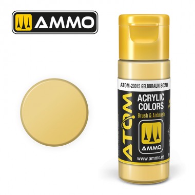 Ammo by MIG ATOM Paint - ATOM-20015 Gelbbraun 8020