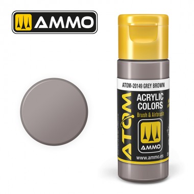 Ammo by MIG ATOM Paint - ATOM-20149 Grey Brown