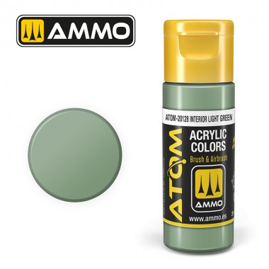 Ammo by MIG ATOM Paint - ATOM-20128 Interior Light Green