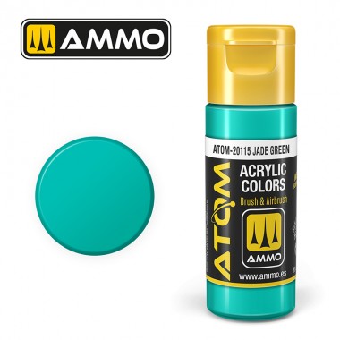 Ammo by MIG ATOM Paint - ATOM-20115 Jade Green