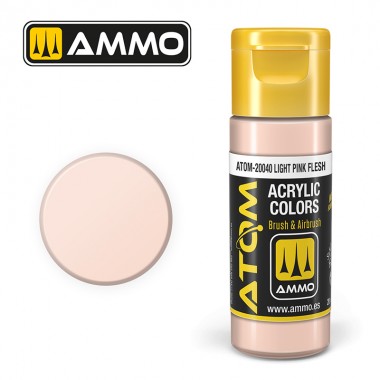 Ammo by MIG ATOM Paint - ATOM-20040 Light Pink Flesh