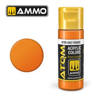 Ammo by MIG ATOM Paint - ATOM-20027 Orange