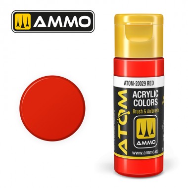 Ammo by MIG ATOM Paint - ATOM-20029 Red