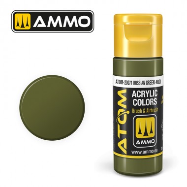 Ammo by MIG ATOM Paint - ATOM-20071 Russian Green 4BO