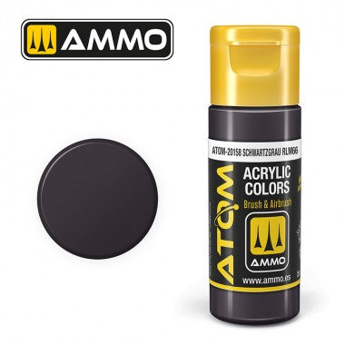 Ammo by MIG ATOM Paint - ATOM-20158 Schwarzgrau RLM 66