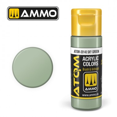 Ammo by MIG ATOM Paint - ATOM-20140 Sky Green