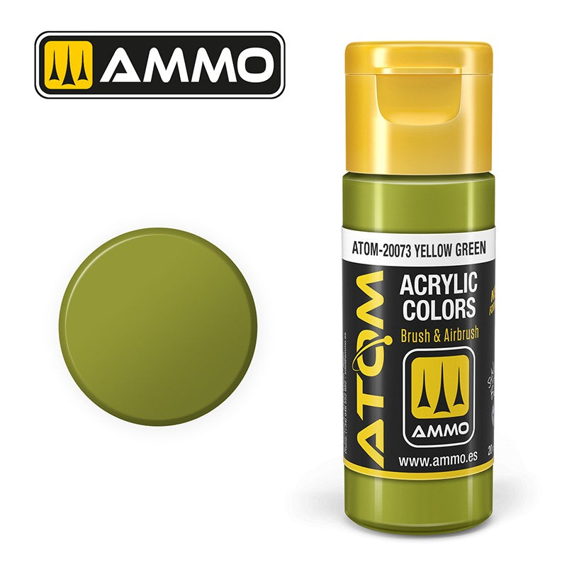 Ammo by MIG ATOM Paint - ATOM-20073 Yellow Green