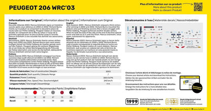 1/43 Heller - Peugeot 206 WRC 03 80113