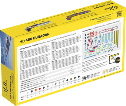 Heller STARTER KIT MD 450 Ouragan 1:72