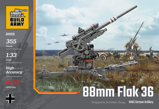 Build Army - 88mm Flak 36 Artillery - B0036