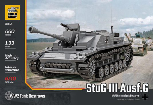 Build Army - StuG lll Ausf. G Tank Destroyer - B0142