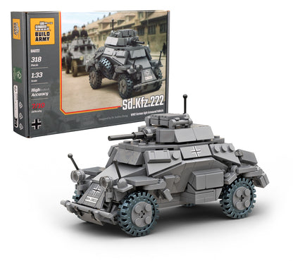 Build Army - Sd. Kfz. 222 Armoured Vehicle - B0222