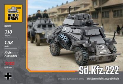 Build Army - Sd. Kfz. 222 Armoured Vehicle - B0222