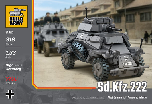 Build Army - Sd. Kfz. 222 Armoured Vehicle - B0222