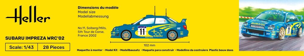 Heller Impreza WRC'02 1:43