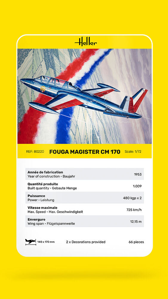 1/72 Heller - Fouga Magister CM 170