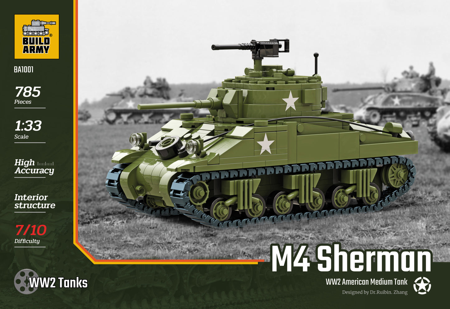Build Army - M4 Sherman - B1001