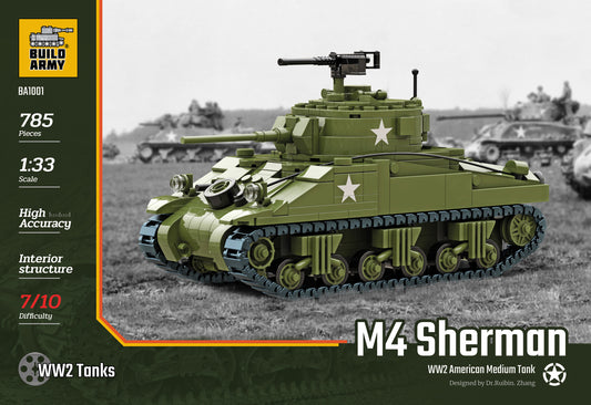 Build Army - M4 Sherman - B1001