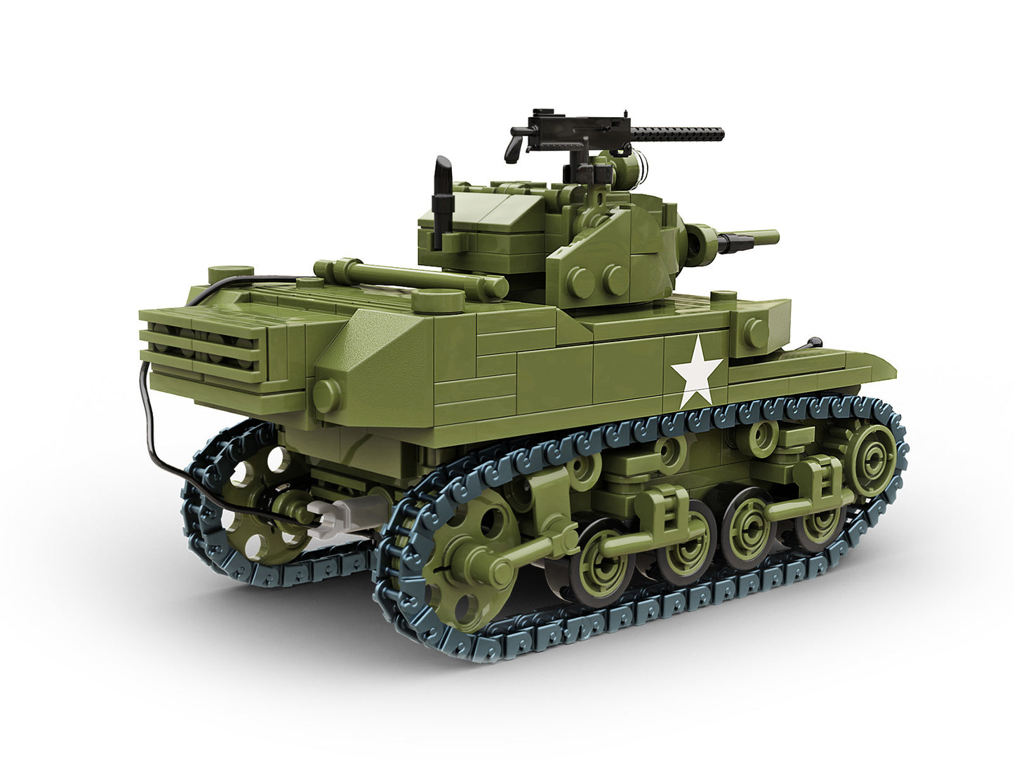 Build Army - M5A1 Stuart Light Tank - B1003