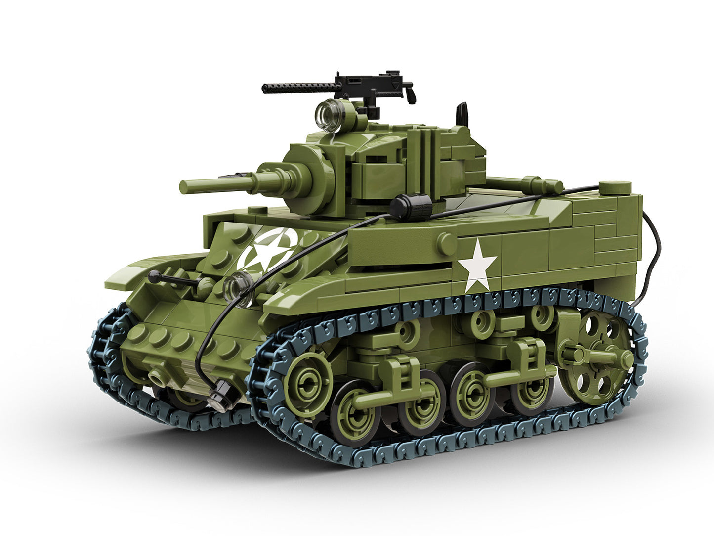 Build Army - M5A1 Stuart Light Tank - B1003
