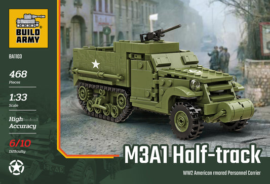 Build Army - M3A1 Half-Track APC - B1103
