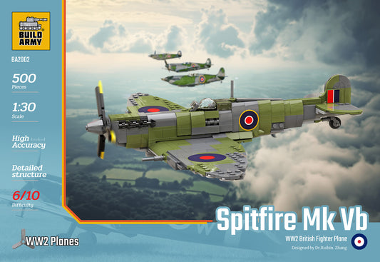 Build Army - Supermarine Spitfire Mk Vb Fighter Plane - B2002