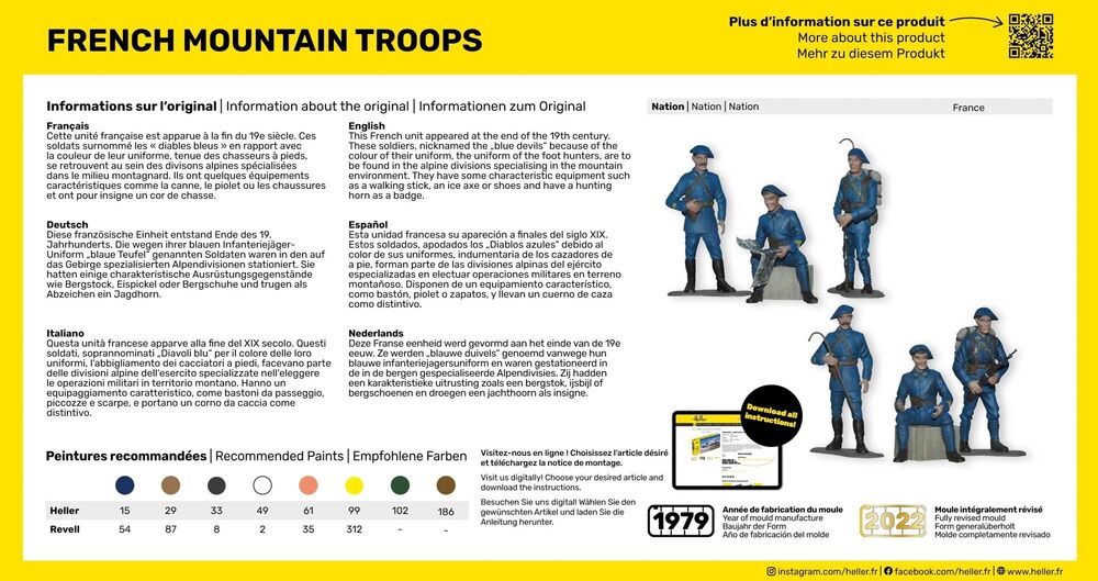 Heller French Mountain Troops 1:35
