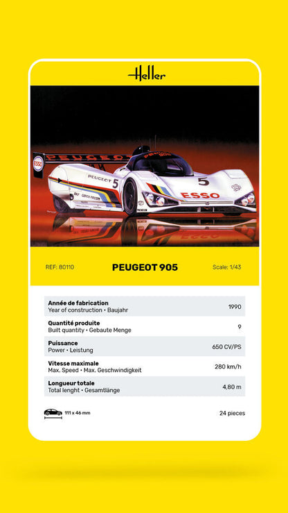 Heller - Peugeot 905 80110