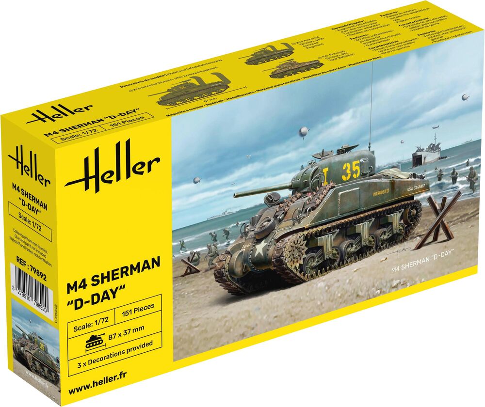 Heller M4 Sherman D-Day 1:72