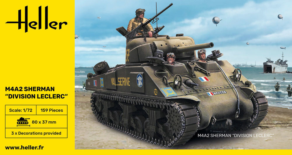 Heller - M4A2 Sherman Division Leclerc 79894