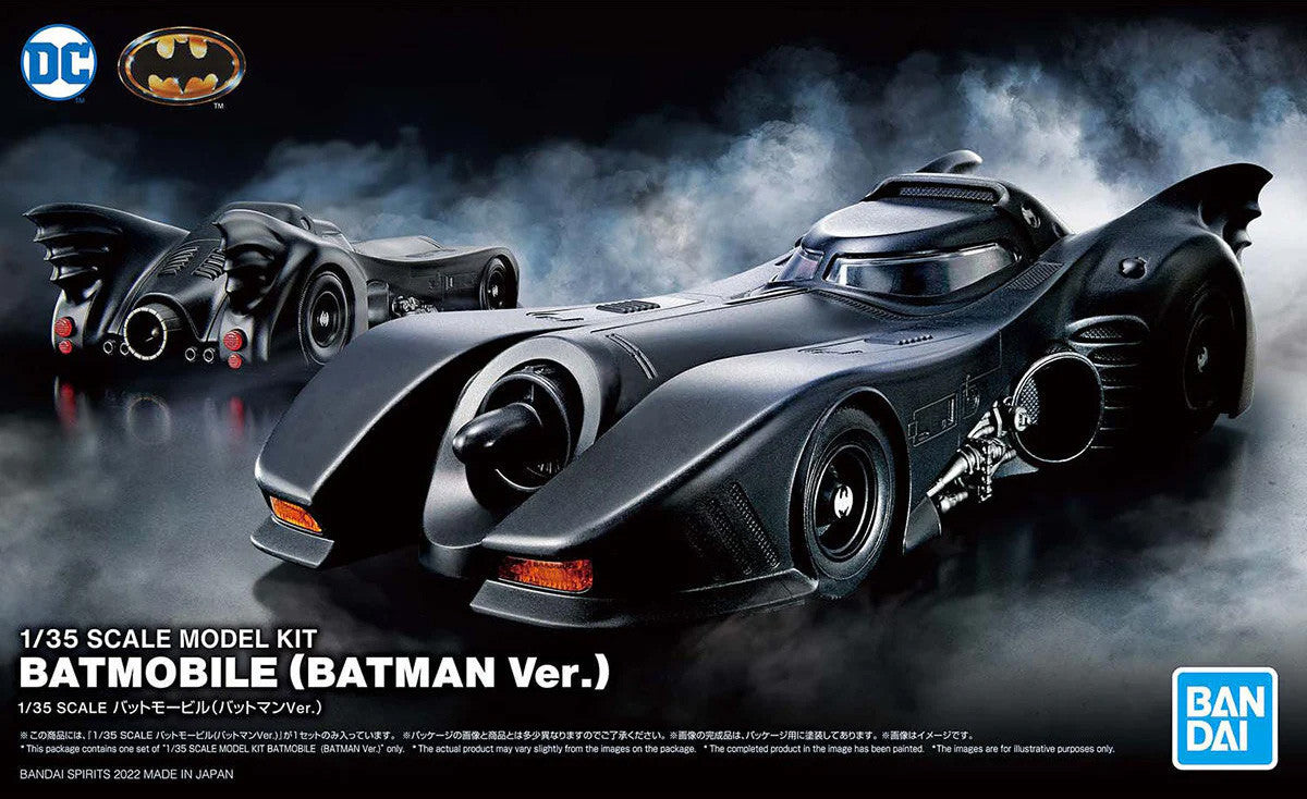 Bandai 1/35 Batmobile Batman Version MK62185 -- box