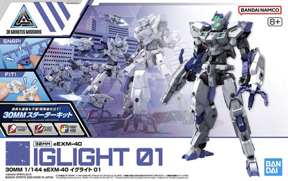 Bandai 30MM eEXM-40 Iglight 01 MK68693 -- box