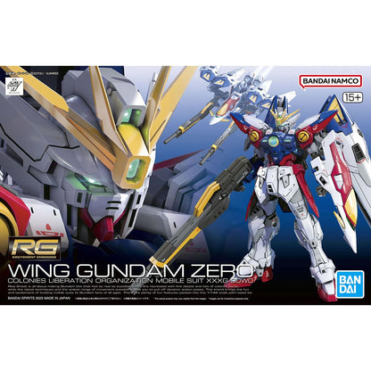 Bandai RG 1/144 Wing Gundam Zero MK69215 -- box