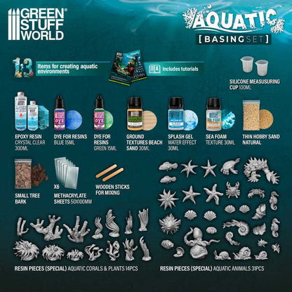 Green Stuff World - Aquatic Environment Basing & Scenic Set