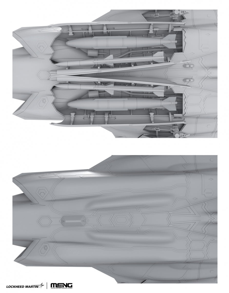 Meng 1/48 F-35I Adir Israeli Stealth Fighter model kit LS-018, image 11