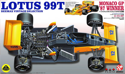 Beemax 1/12 Cars - Lotus 99T 1987 World Champions Monaco GPBX12001 - BX12001 - Product Image