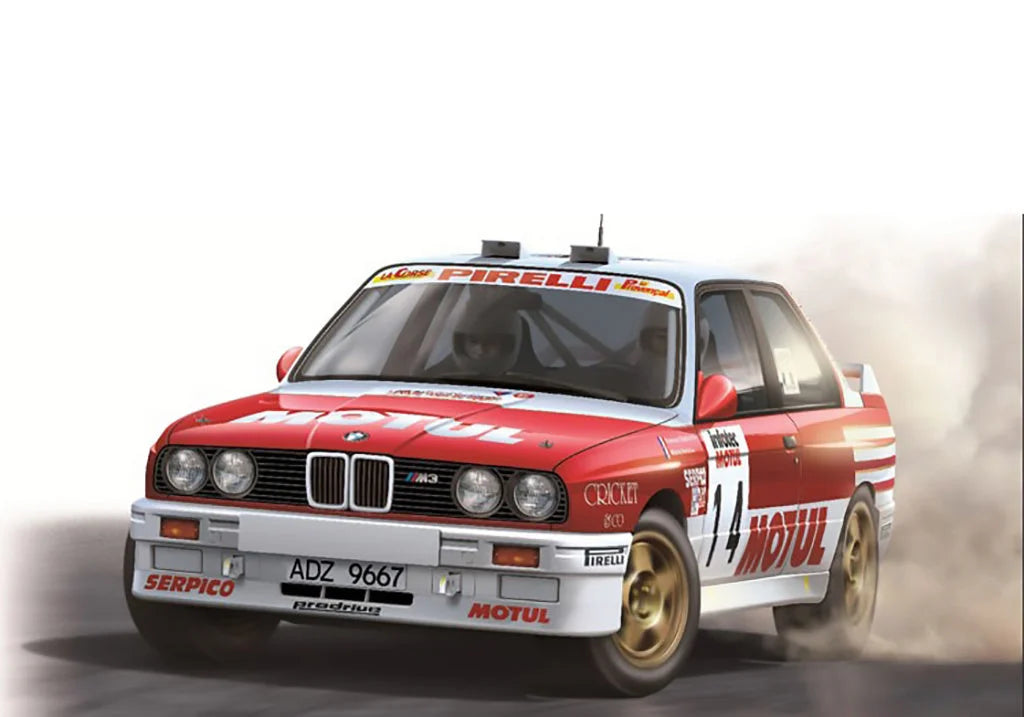 Beemax 1/24 Cars - BMW M3-E30 tour de corse 1989 "motul" #9 - BX24016 - Product Image
