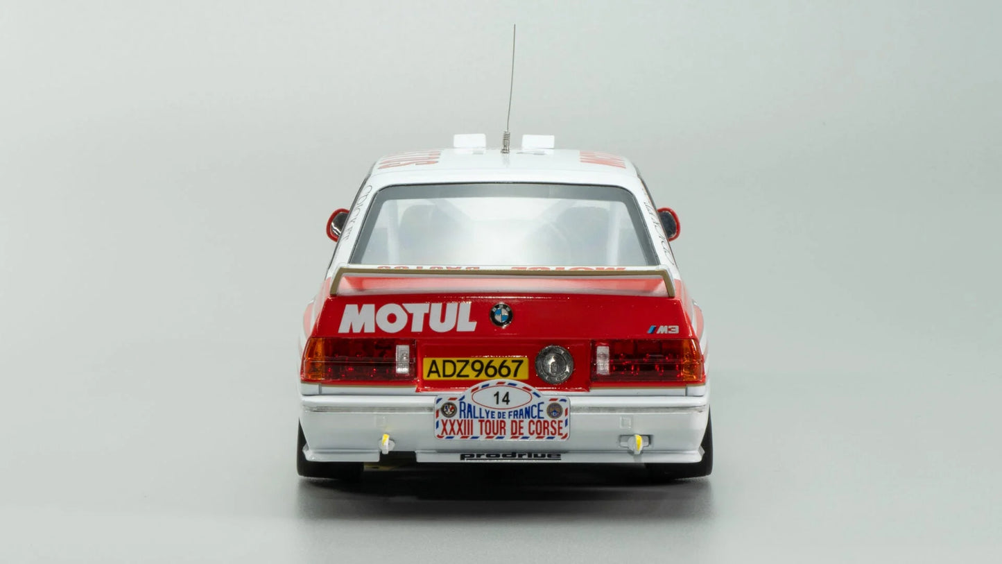 Beemax 1/24 Cars - BMW M3-E30 tour de corse 1989 "motul" #9 - BX24016 - Product Image
